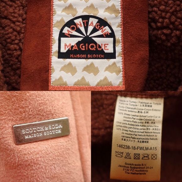 Anthropologie x Scotch & Soda Teddy Shearling Bomber Jacket - Picture 5 of 9